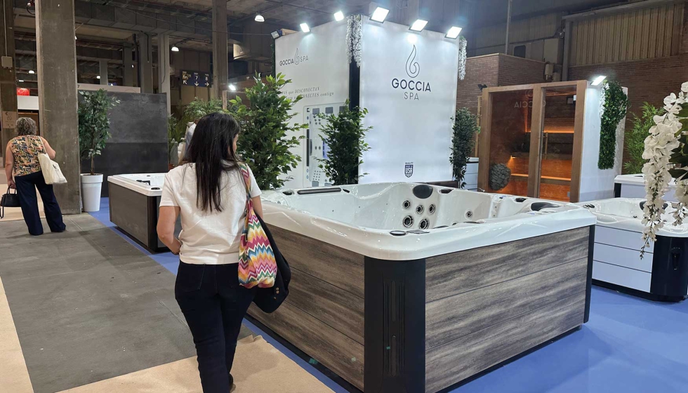Imagen del nuevo concepto 360 by Cevisama que se ha reunido en el pabell�n 6