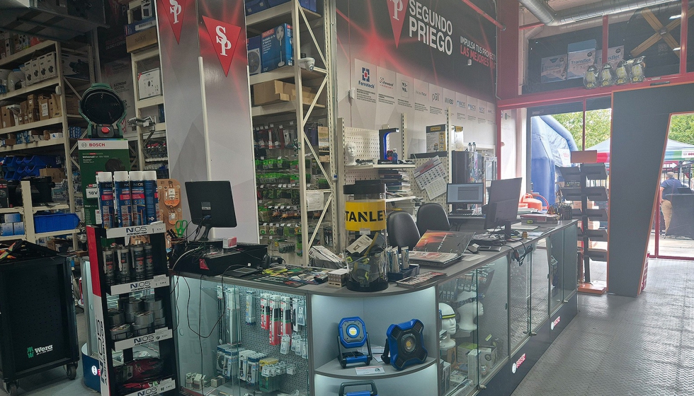 Mostrador de la nueva tienda