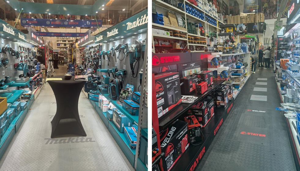 Interior de la nueva tienda