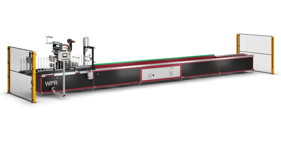 Flexi, la m�quina compacta de WPR para el revestimiento de perfiles de aluminio y de PVC