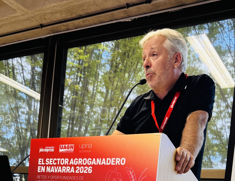 F�lix Bari�in, presidente de la Uni�n de Agricultores y Ganaderos de Navarra (UAGN)