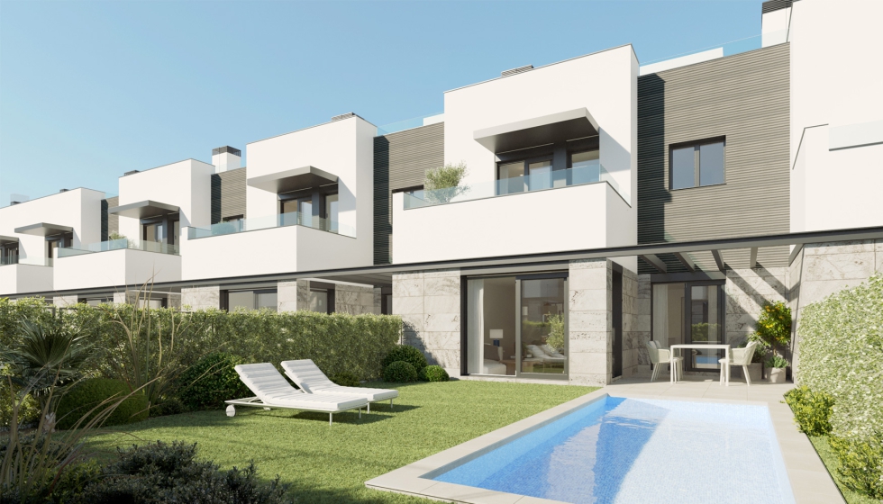 Aspecto de las viviendas de las viviendas de la promoción Maremma de AEDAS Homes en Palma de Mallorca. Foto: Aedas Homes...