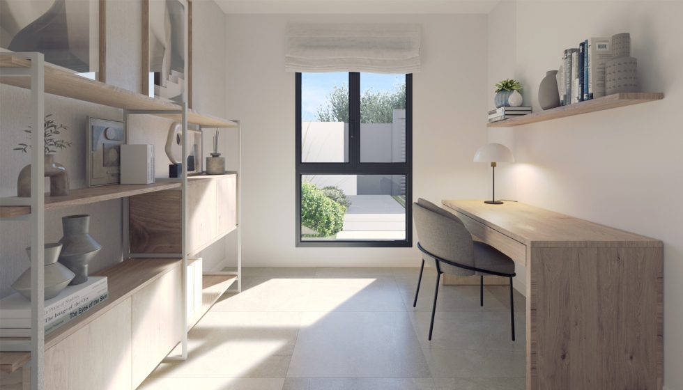 Las ventanas de Wicona instaladas han desempe�ado un papel fundamental para alcanzar los requisitos del est�ndar Passivhaus. Foto: Aedas Homes...