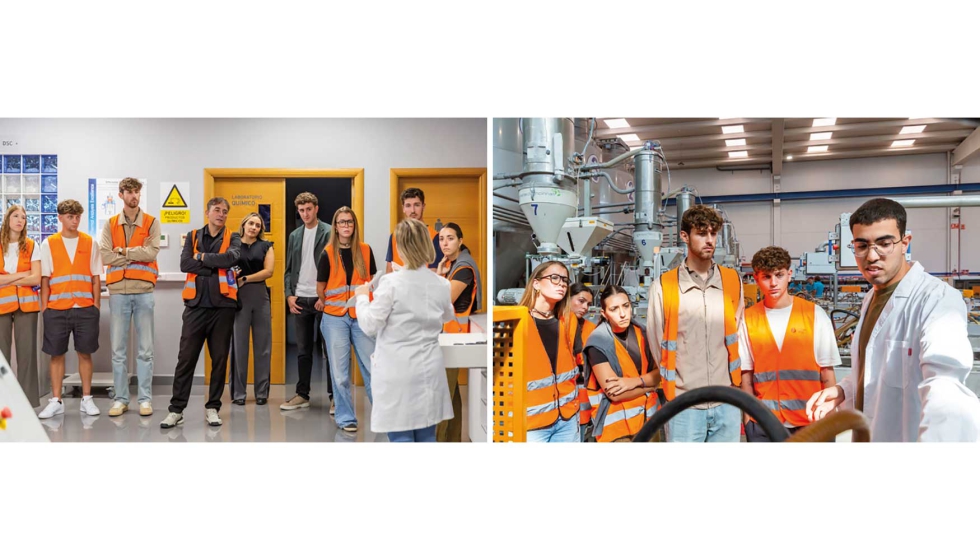 Visita grupal en el que el recorrido termin� en el showroom de la empresa...