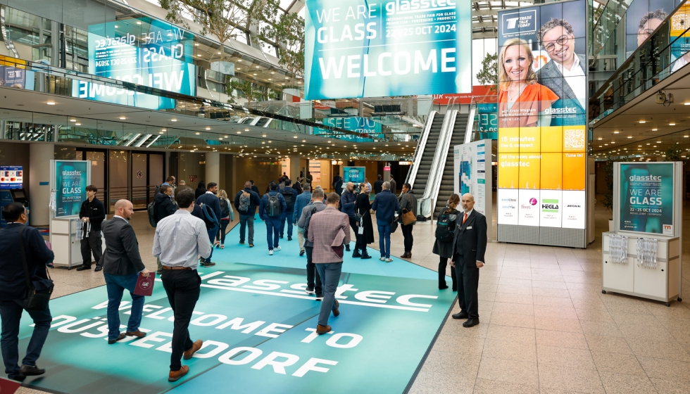 Glasstec 2026 abre sus puertas. Foto: Messe D�sseldorf / ctillmann
