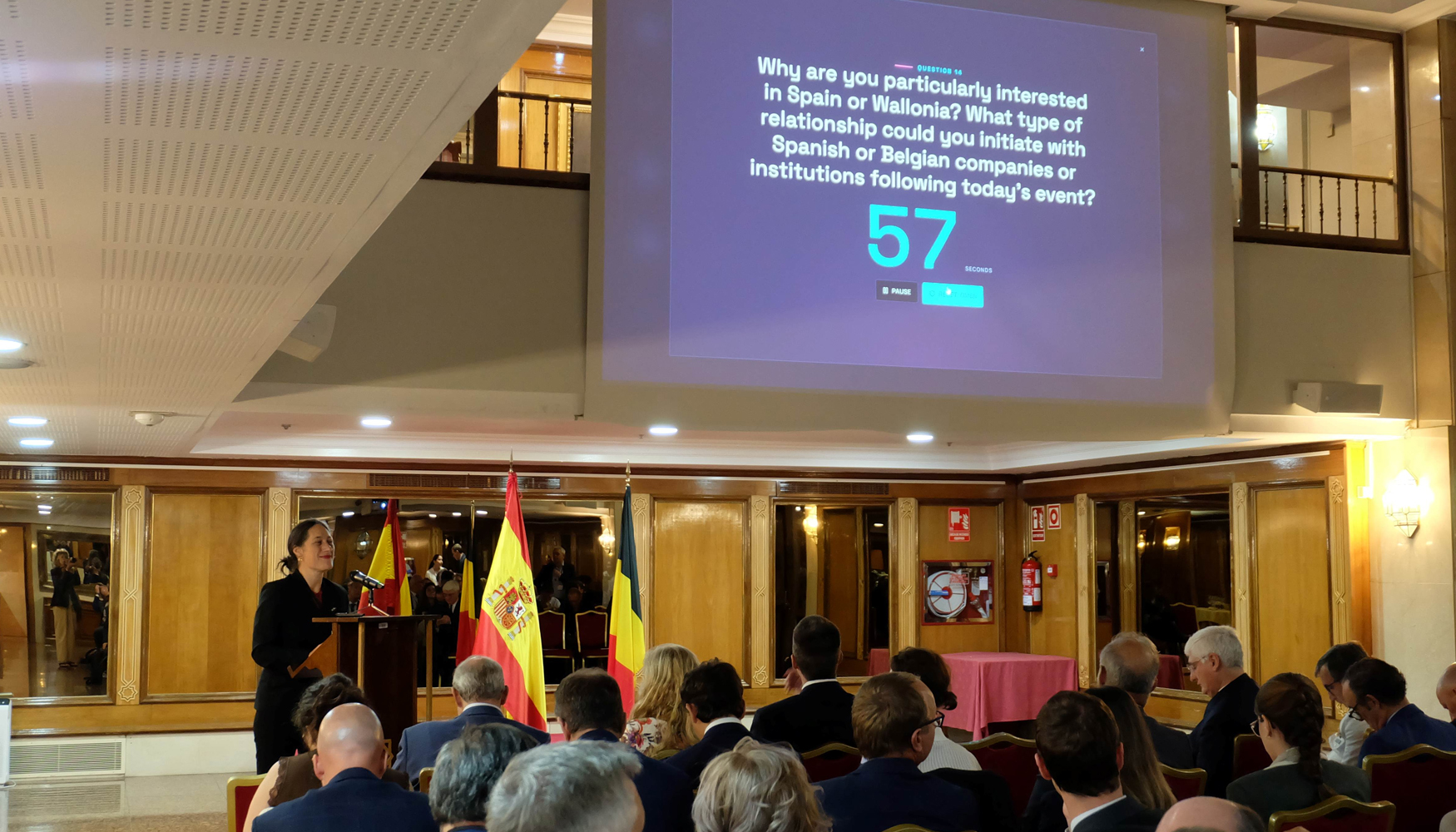 Durante la jornada de Madrid...