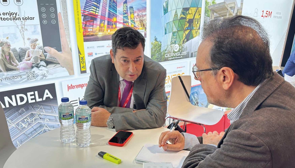 Pablo Mart�n, entrevistado en el stand de Interempresas Media en la edici�n de Veteco 2024