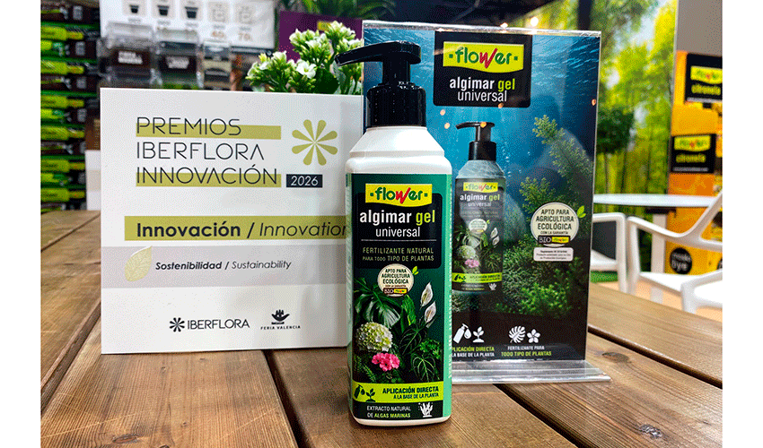Productos Flower ha recibido el Premio Iberflora Innovaci�n en la categor�a de Sostenibilidad por Algimar Gel...