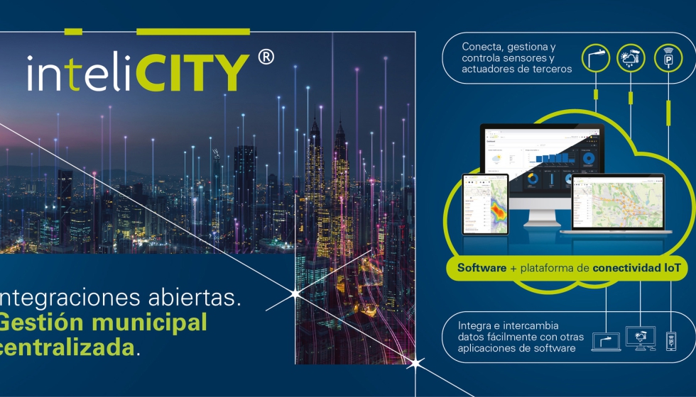 inteliCITY combina dos capas complementarias que reducen el esfuerzo de integraci�n y ayudan a las ciudades a escalar m�s all� de las fases piloto...