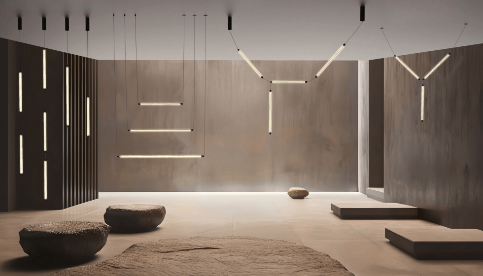 La luminaria Lumina es un sistema compuesto por dos m�dulos y un elemento central de vidrio que transforma la percepci�n de la luz...