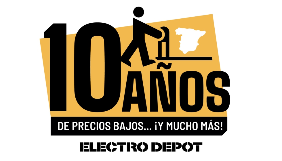 Logo 10 aniversario de Electro Depot