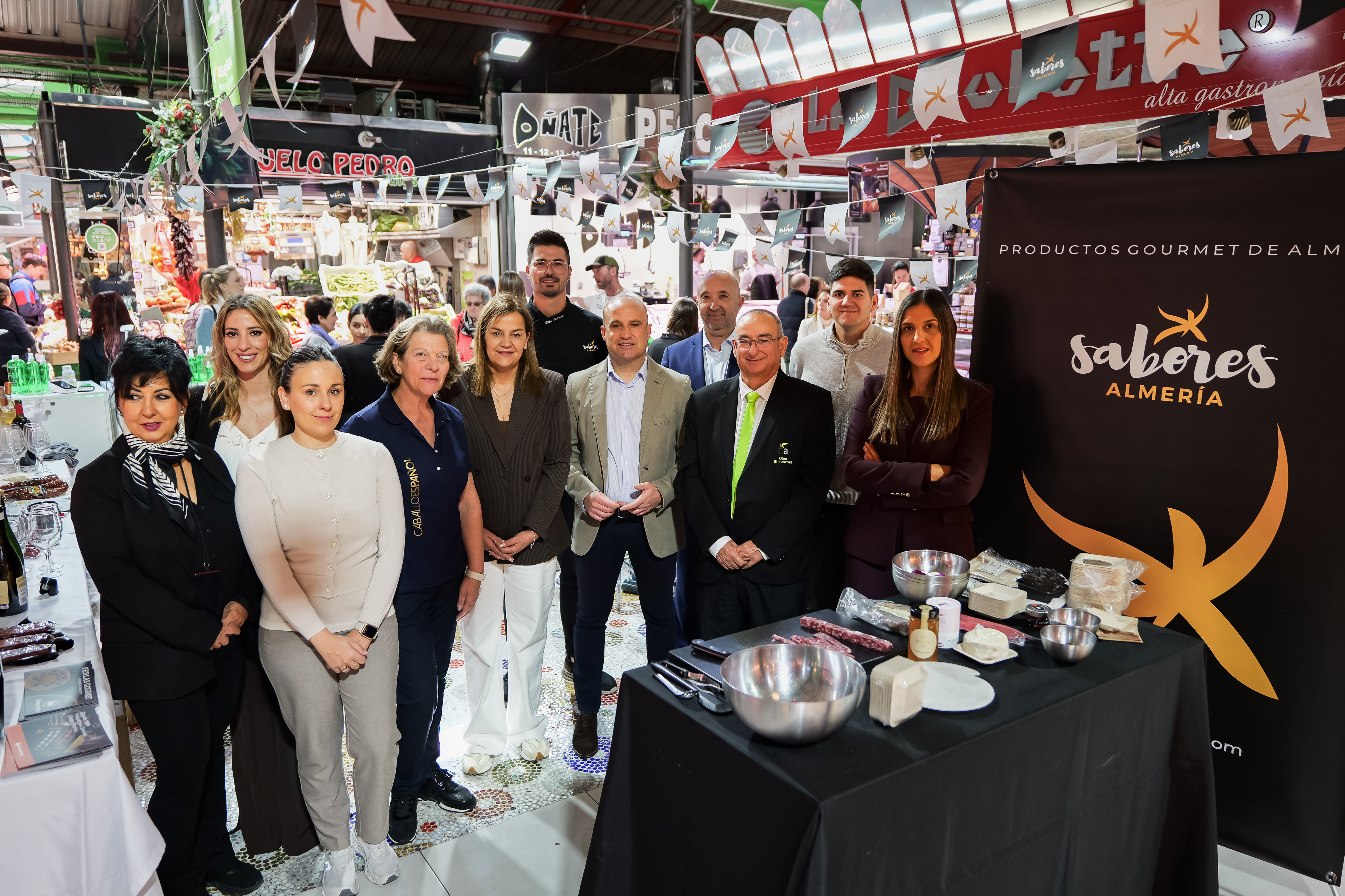 Actividad promocional de 'Sabores Almer�a' en el Mercado de La Paz de Madrid el pasado abril
