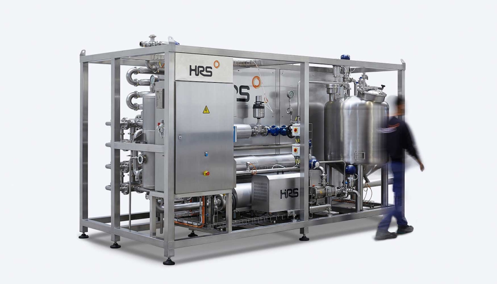 Pasteurizador HRS Thermblock compacto, con una combinaci�n de intercambiadores de calor de las Series AS y MI