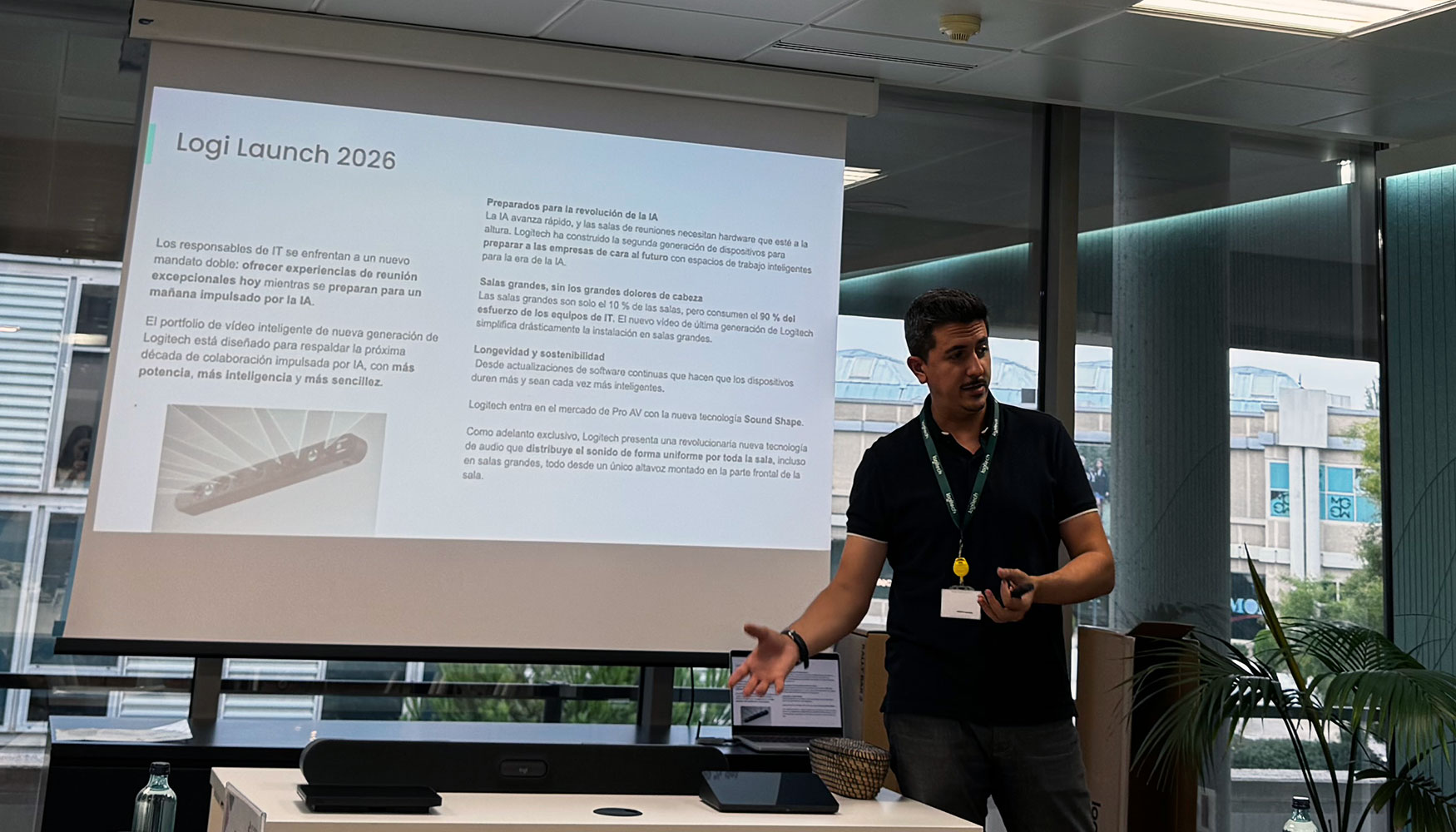 Presentaci�n de Logitech en Madrid de su nueva generaci�n de soluciones de videocolaboraci�n para empresas