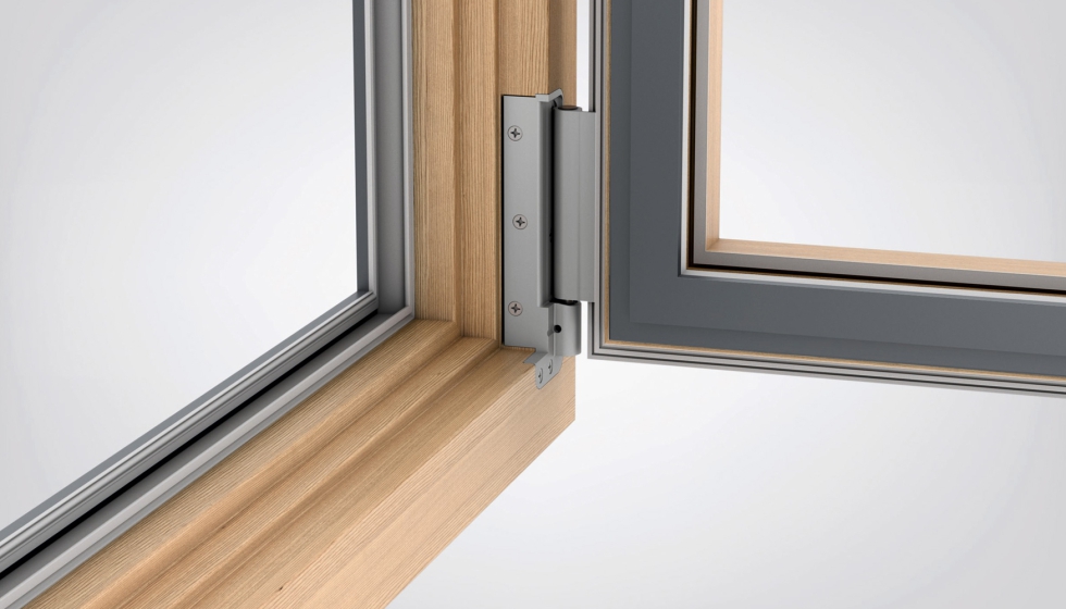 Roto NX | Power Hinge se distingue por su dise�o robusto y su aspecto uniforme y de alta calidad...