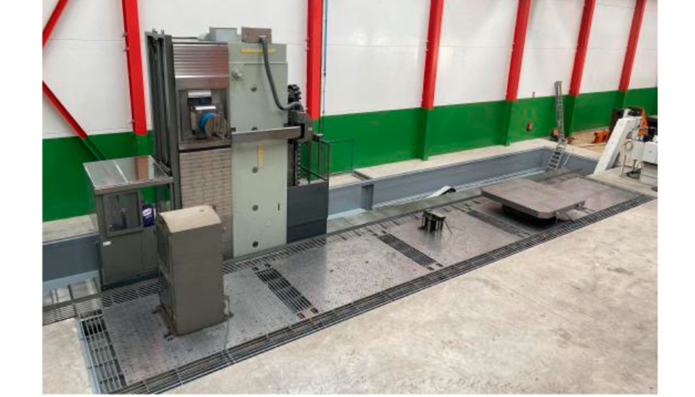 La fresadora Zayer 30 KCU 16000 AR tras el reacondicionamiento integral, el montaje y el ajuste geom�trico mediante interfer�metro l�ser...