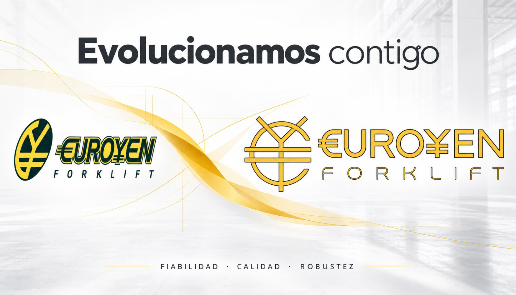Euroyen cambia su logo: antiguo (izquierda) / nuevo (derecha)