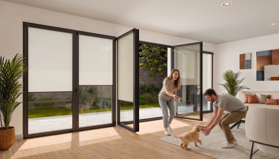 Saxun presenta su nuevo estor Stor Glass, que se integra directamente en la ventana