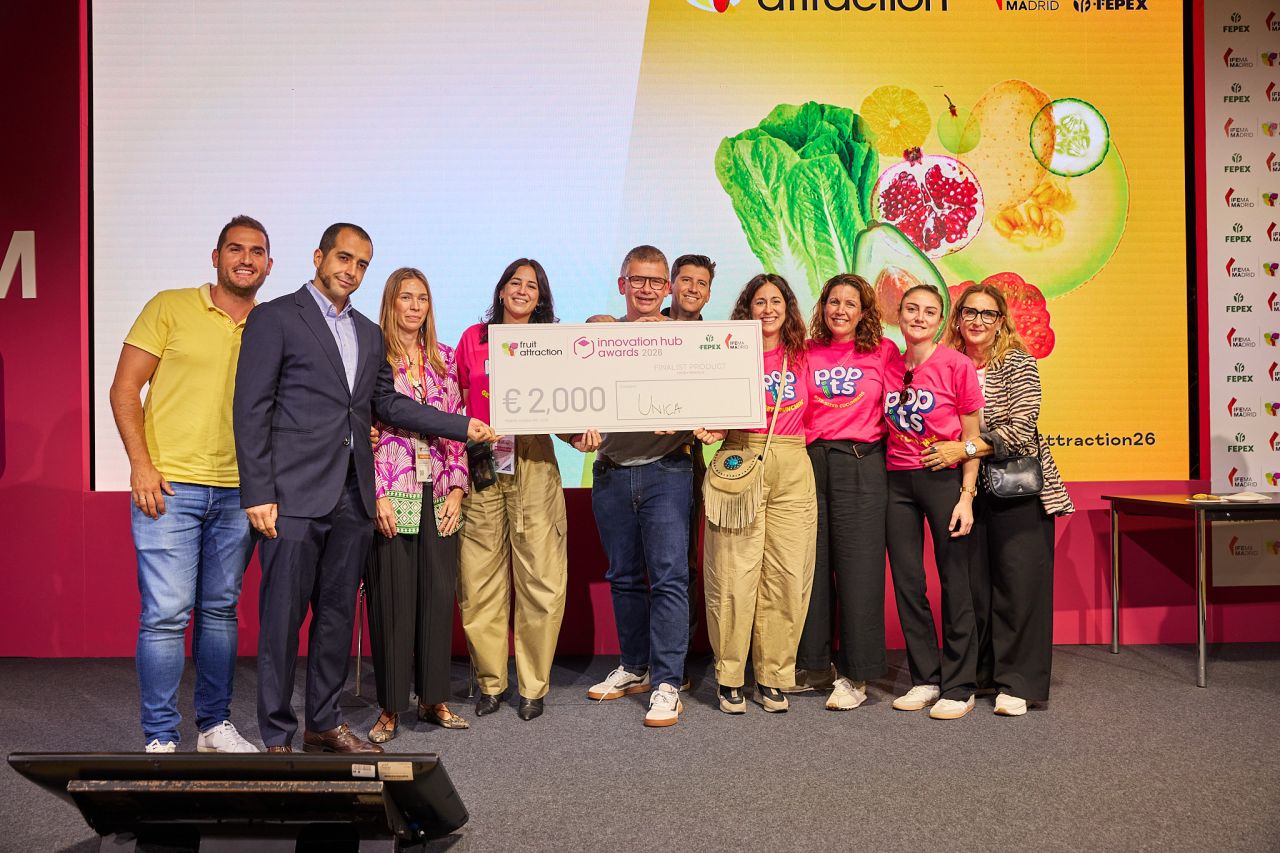 Acto de entrega del Innovation Hub Awards, el pasado 8 de octubre, en Fruit Attraction 2026