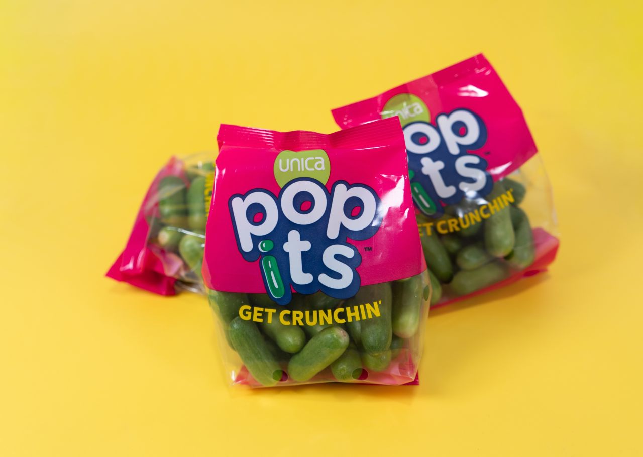'Popits', el pepino snack que Unica Group ha presentado en Fruit Attraction 2026