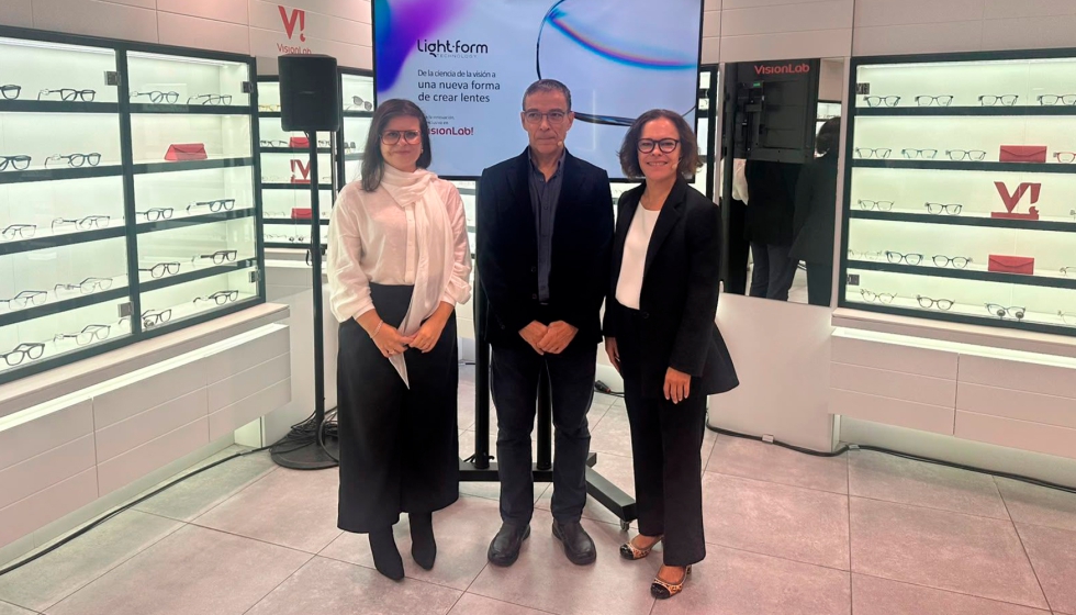 Carolina Gago, de IOT; Jos� Alonso, de IOT, y Anne Delmas, Visionlab