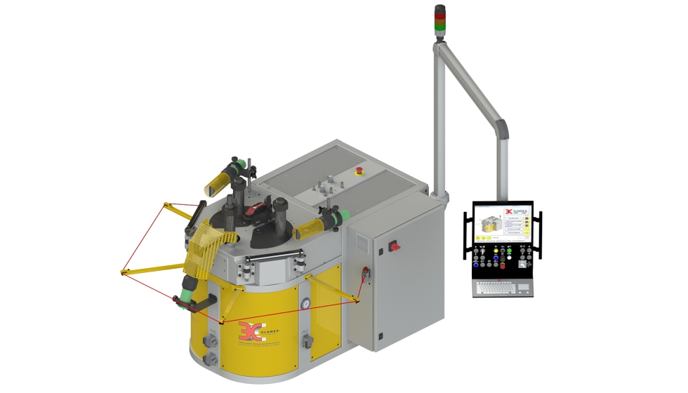 Modelo de curvadora BM de 3C Clomea con su nuevo sistema de control