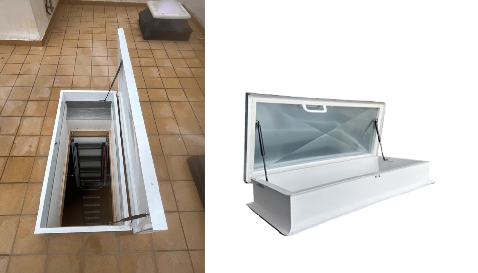 Las nuevas trampillas de acceso a cubierta est�n dise�adas para facilitar las labores de inspecci�n...