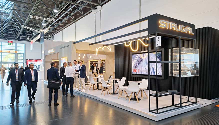 Stand de STRUGAL en Aluminium 2026 en D�sseldorf (Alemania)