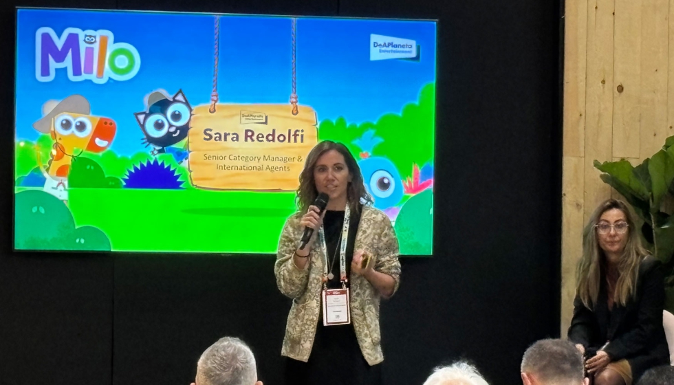 Presentaci�n de las novedades de Milo durante el Brand Licensing Europe