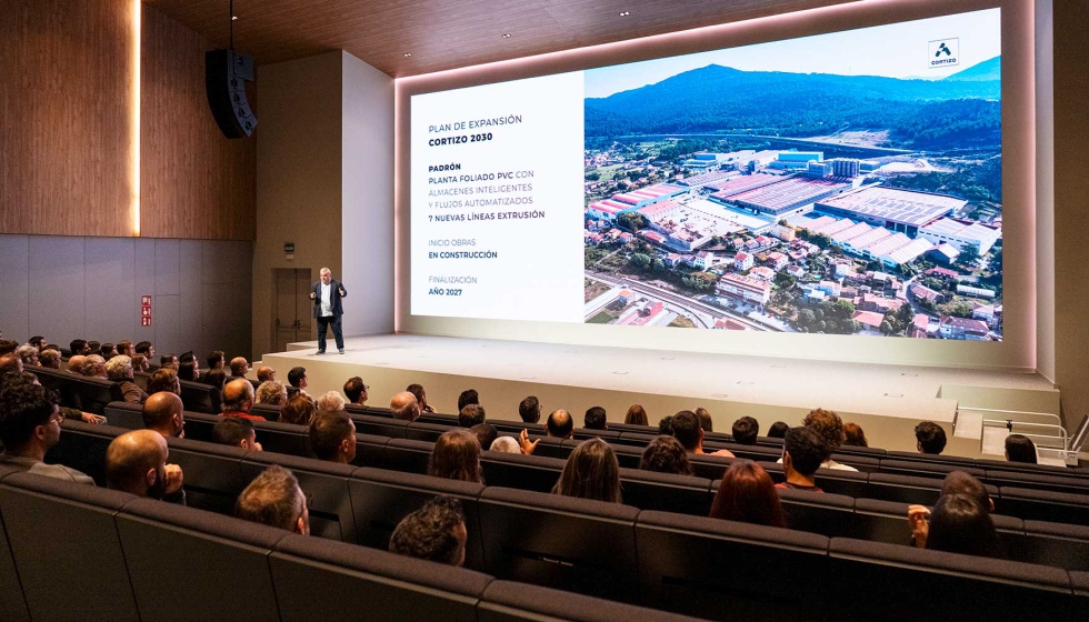 Acto de presentaci�n del Plan de Expansion Cortizo 2030