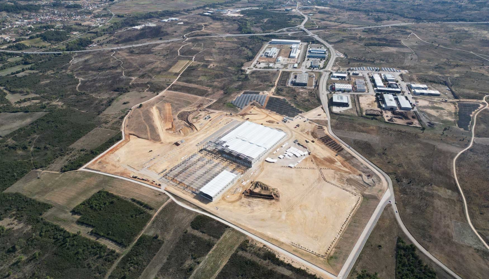 El nuevo centro productivo de Cortizo en Portugal, actualmente en obras, se prev� que est� operativo a finales de 2027
