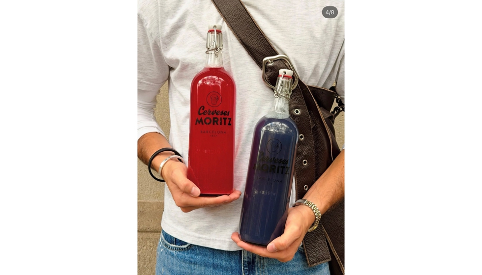 El pack especial re�ne dos cervezas frescas de Moritz en tonos azul y rojo con motivo del Cl�sico