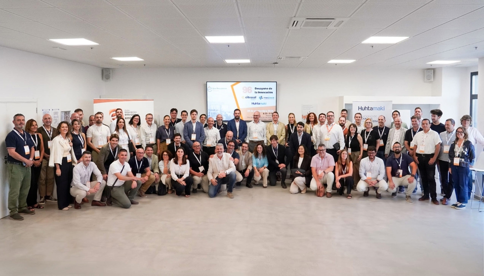 Participantes en el 96� Desayuno de Innovaci�n del Cluster de Innovaci�n en Envase y Embalaje, celebrado en las instalaciones de Huhtamaki en Nules...