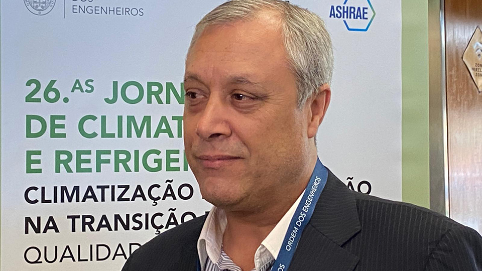 Alfredo Oliveira, presidente do cap�tulo portugu�s da ASHRAE (2025-2027)...