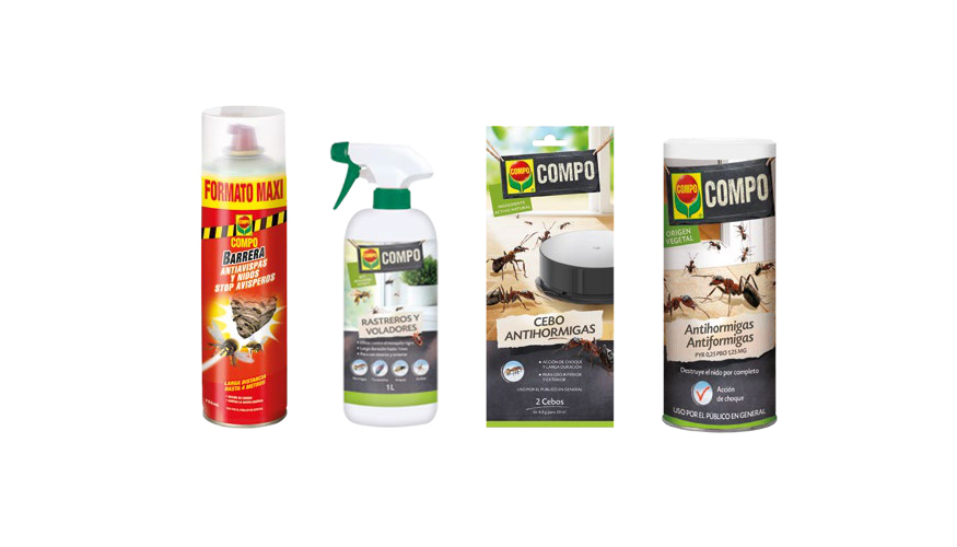 Gama de novedades de productos biocidas de Compo