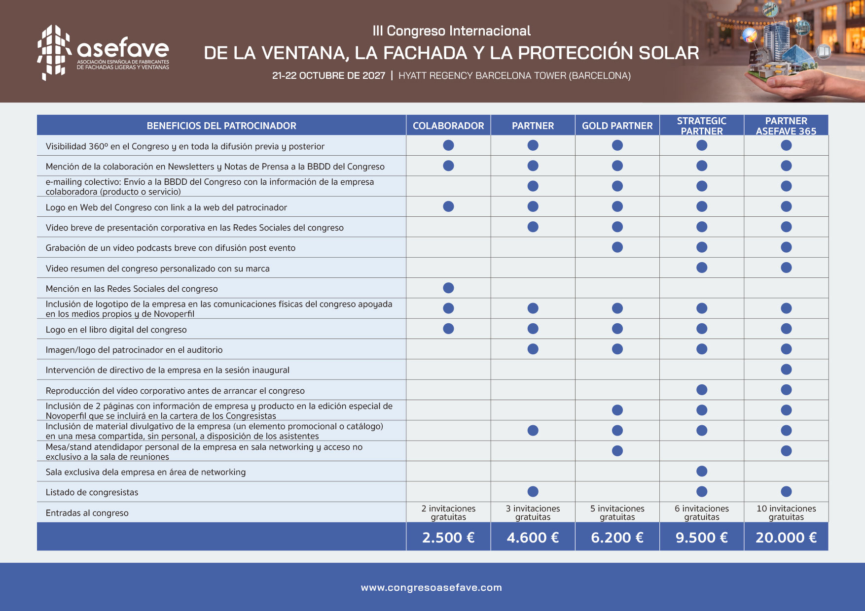 Descargue estas tarifas de patrocinio pulsando aqu�