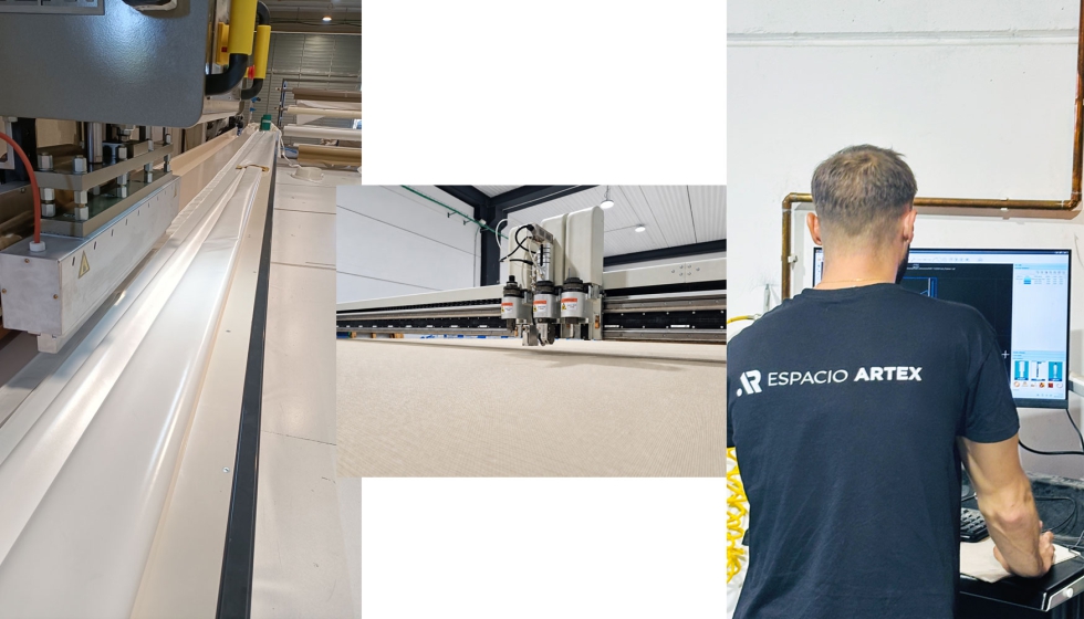 Espacio Artex dispone en sus instalaciones de todos los medios para la confecci�n de soluciones de arquitectura textil...
