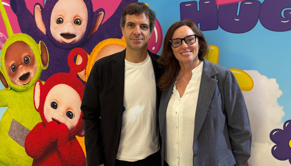 Pau Pascual, SVP Commercial de WildBrain CPLG en Reino Unido, Europa y Am�rica, y Stella Audisio, directora comercial de Wildbrain CPLG...