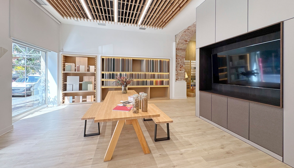 La renovaci�n del Espacio Finsa Bilbao aborda as� el showroom como una herramienta de trabajo para el prescriptor...