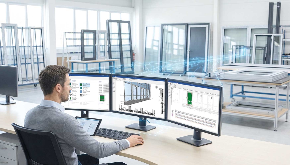 Del dato a la ventana: Logikal ayuda a convertir informaci�n de proyecto en procesos de fabricaci�n estructurados y preparados para la producci�n CNC...