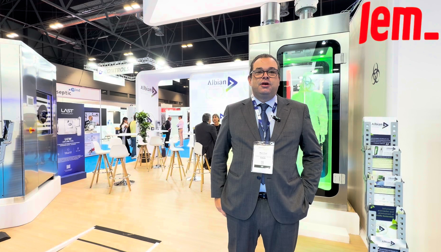 Miguel �ngel S�nchez, director de Desarrollo de Negocio de Albian, durante Farmaforum 2026