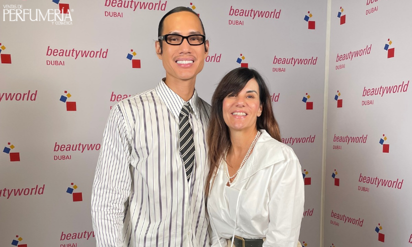Patrick Ta (Patrick Ta Beauty) y Anna Navarro (Interempresas Media)