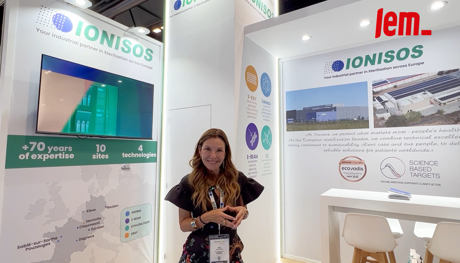Olga Melero, directora comercial y de Desarrollo de Producto de Ionisos en Farmaforum 2026