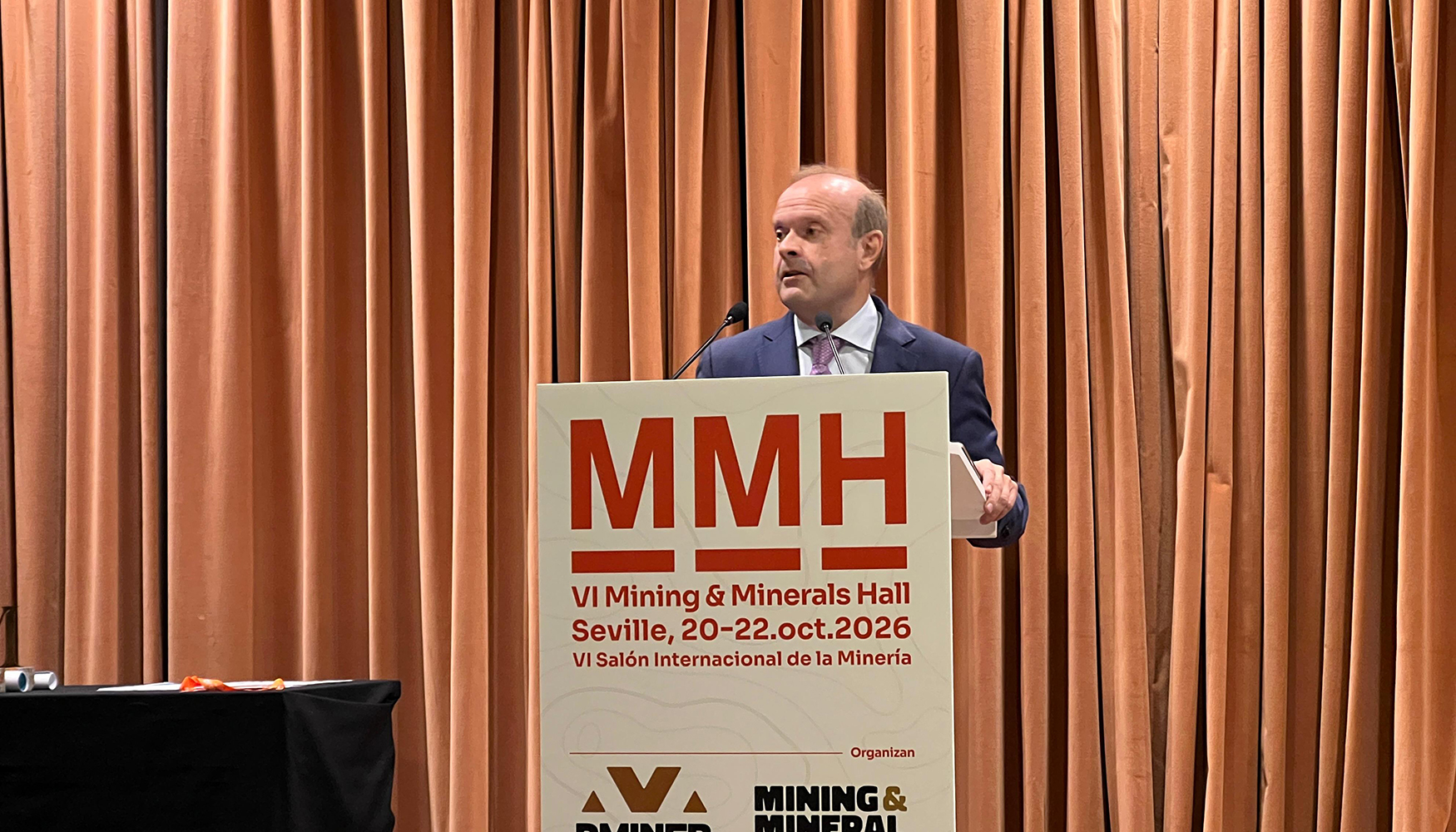 Jes�s Portillo Garc�a-Pintos, director general de Miner�a Sostenible y Ciencia de las Materias Primas de la Junta de Andaluc�a...