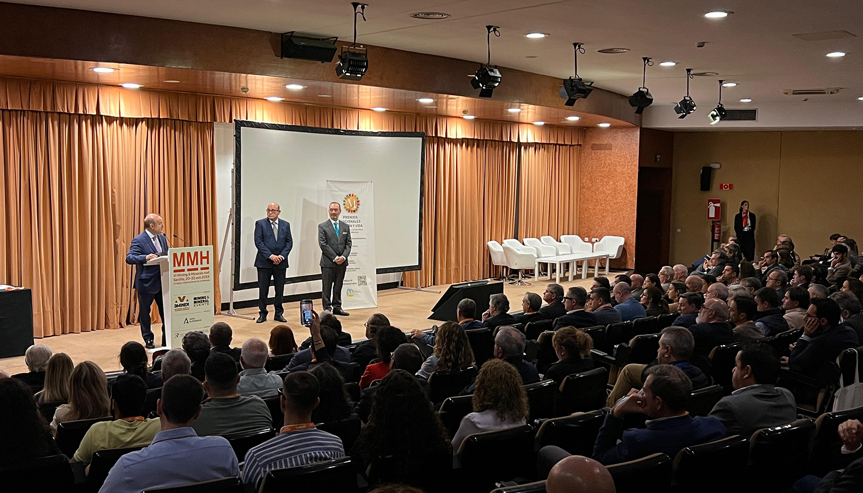 Un momento de la ceremonia, celebrada en el marco del MMH 2026