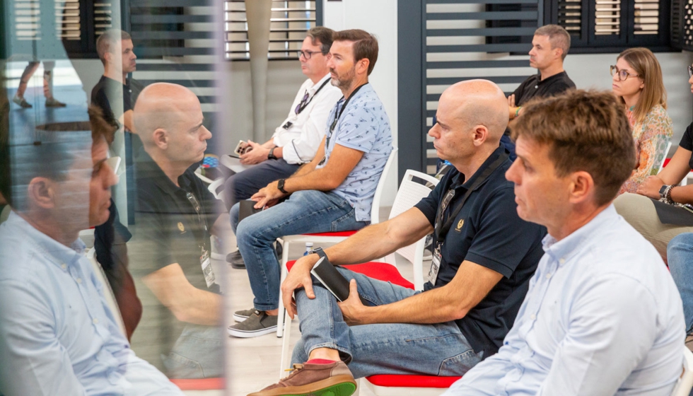 Un instante de la jornada celebrada en las instalaciones de Saxun, en Sax (Alicante)