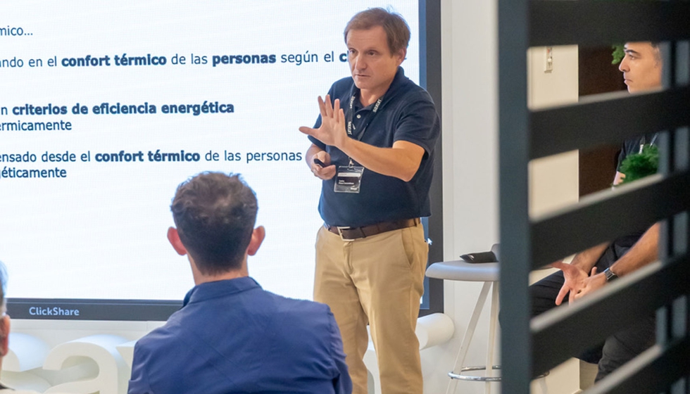 Carlos P�rez Carrami�ana y �ngel Benigno Gonz�lez Avil�s, del Departamento de Construcciones Arquitect�nicas de la Universidad de Alicante...