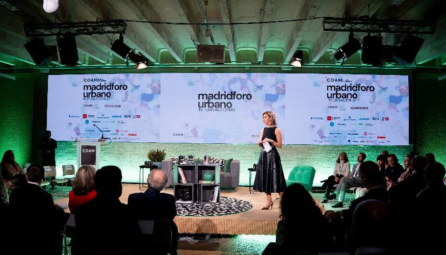 �ngela Baldellou, directora gerente del COAM y directora del foro. Fotograf�a: Blondloyal