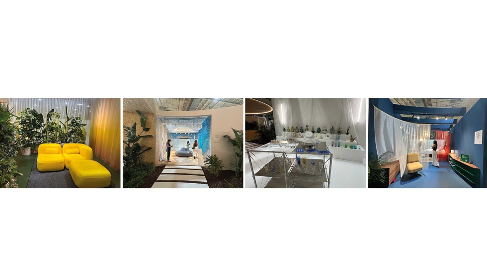 De izquierda a derecha las propuestas de MADE Studio, Odosdesign, Abez y Stone Design e Hotel H�bitat