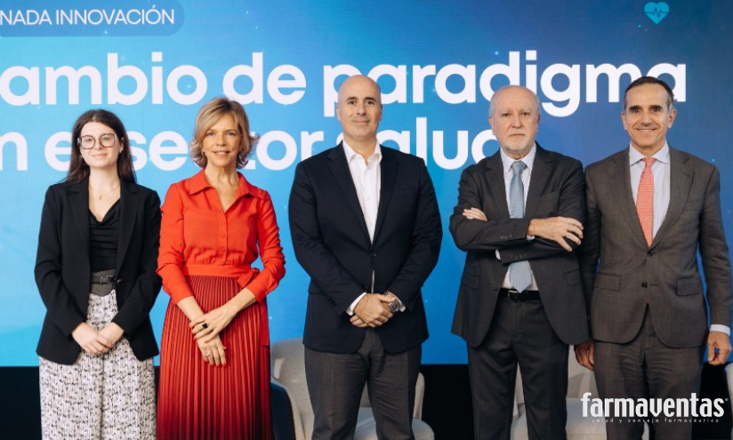 Eva Sotillos, Fenin; Marta Villanueva, Fernando Campos y Adolfo Fern�ndez-Valmayor, Fundaci�n IDIS, y Juan Yermo, director general de Farmaindustria...